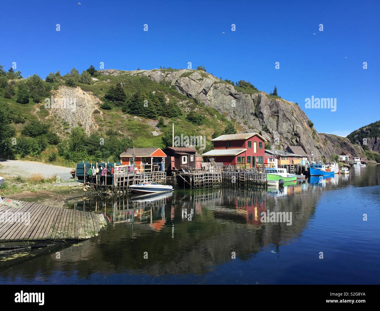 Township of Quidi Vidi in Newfoundland Canada Stock Photo - Alamy