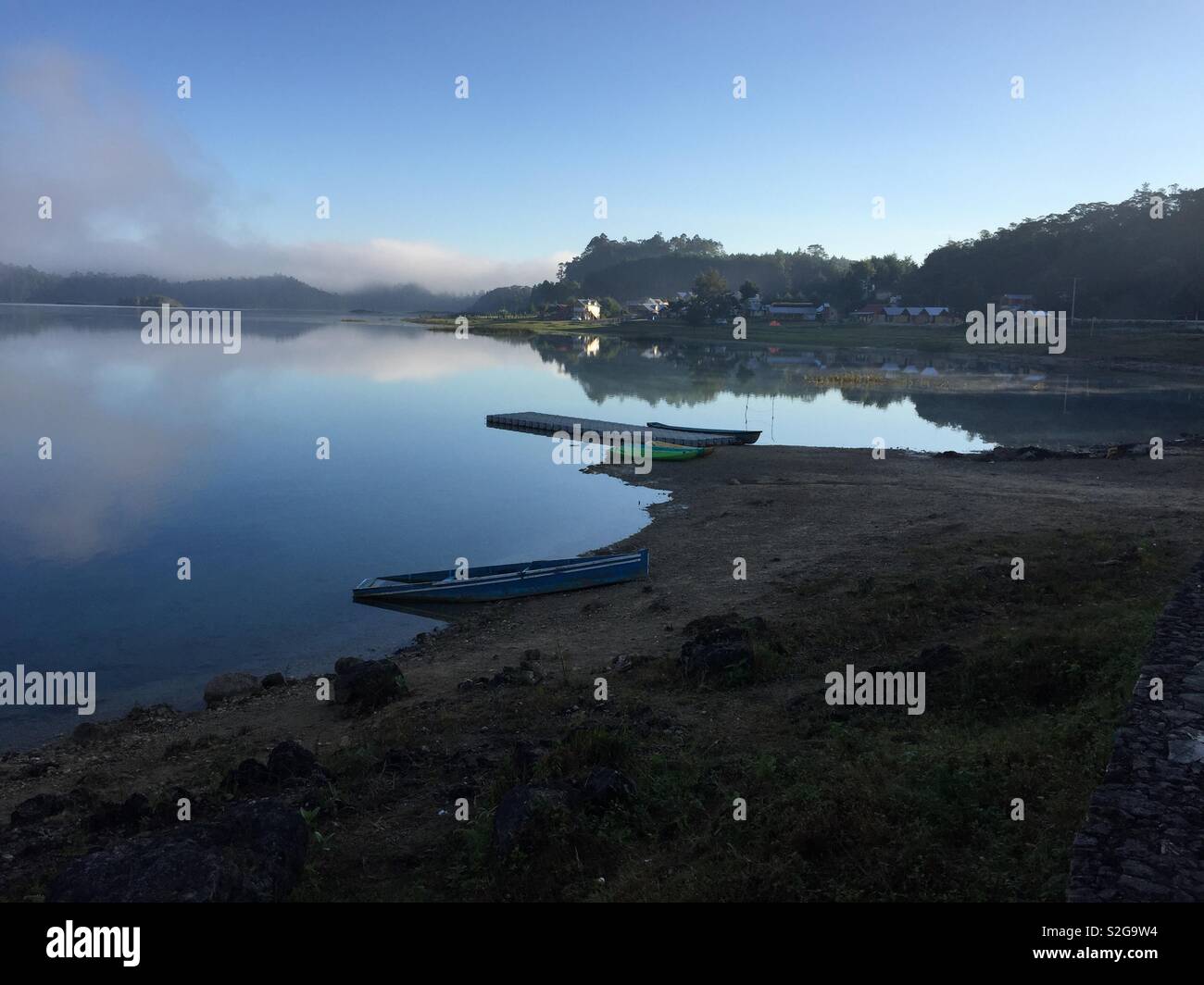 Hermoso Lago en Chiapas. Stock Photo