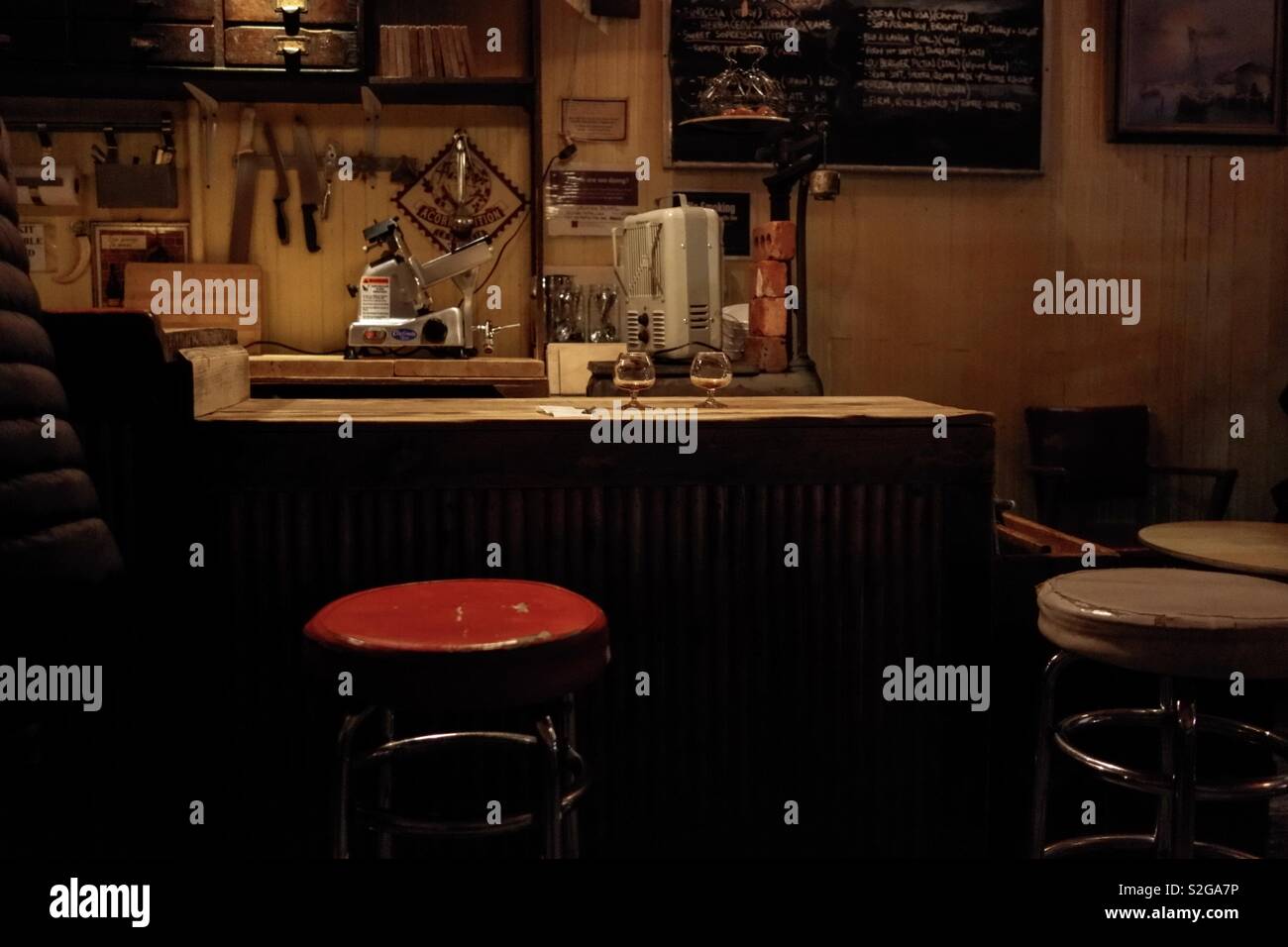 Seat at the bar Stock Photo Alamy