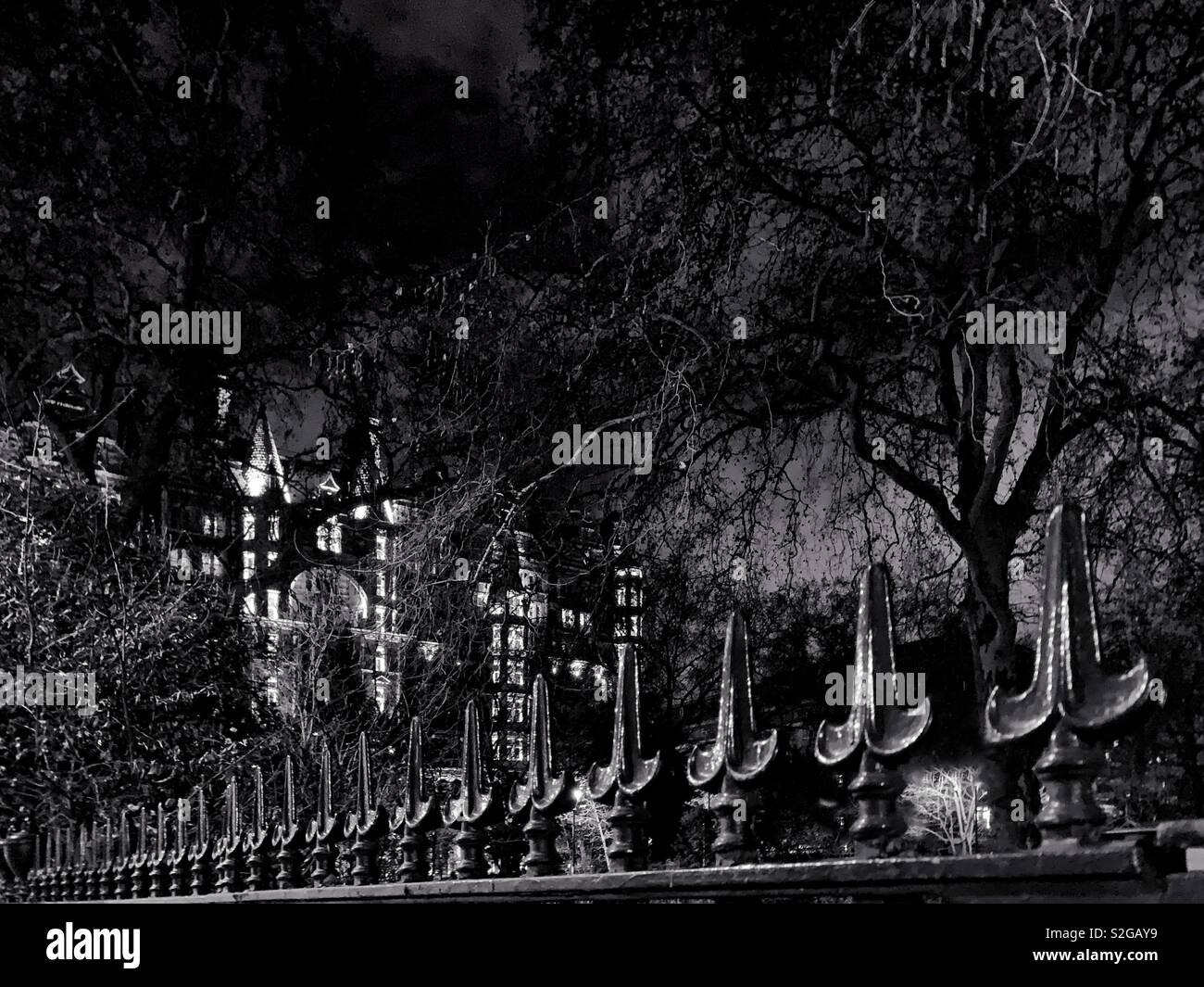 Gothic Looking Hotel, Russell Square, London - Smartphone Captured Stock Image