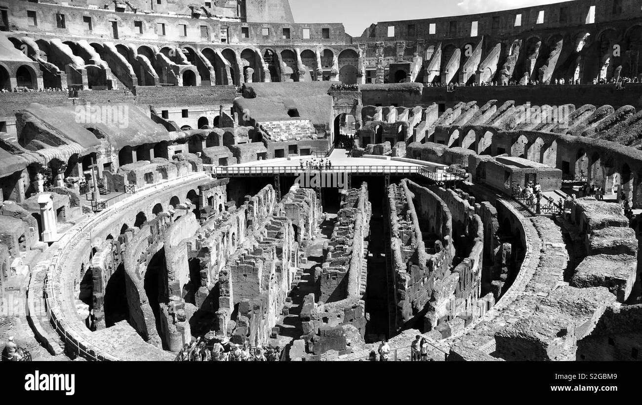 Colosseum rome view Black and White Stock Photos & Images - Alamy