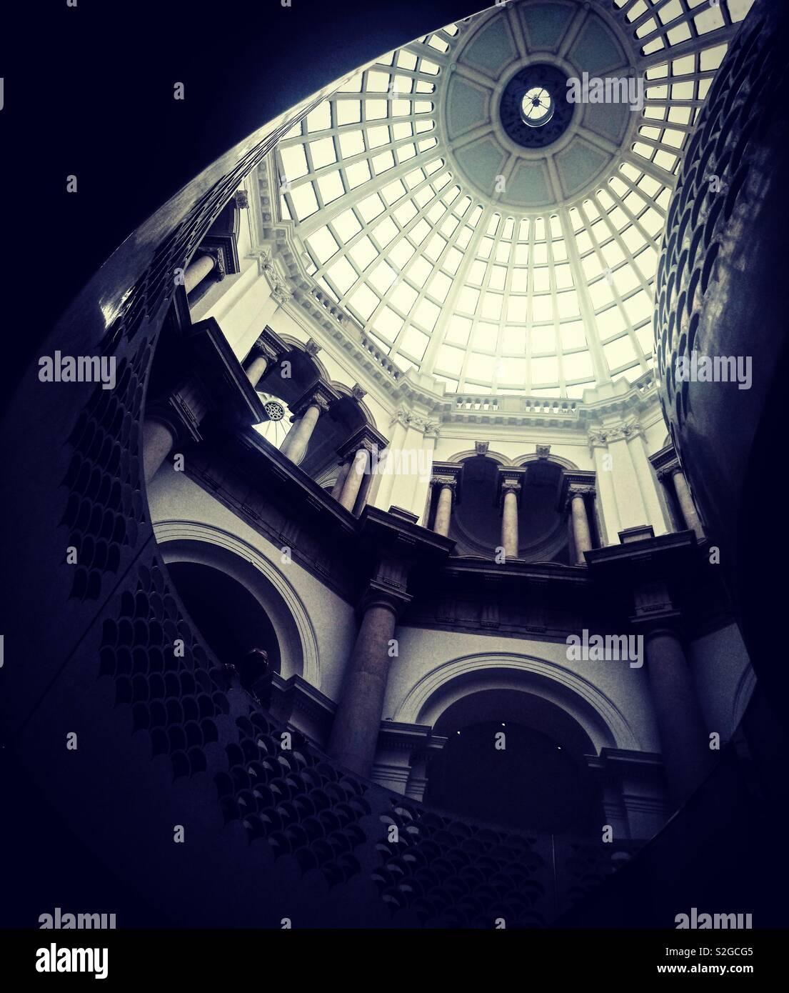 skylight of beautiful stairs Stock Photo - Alamy