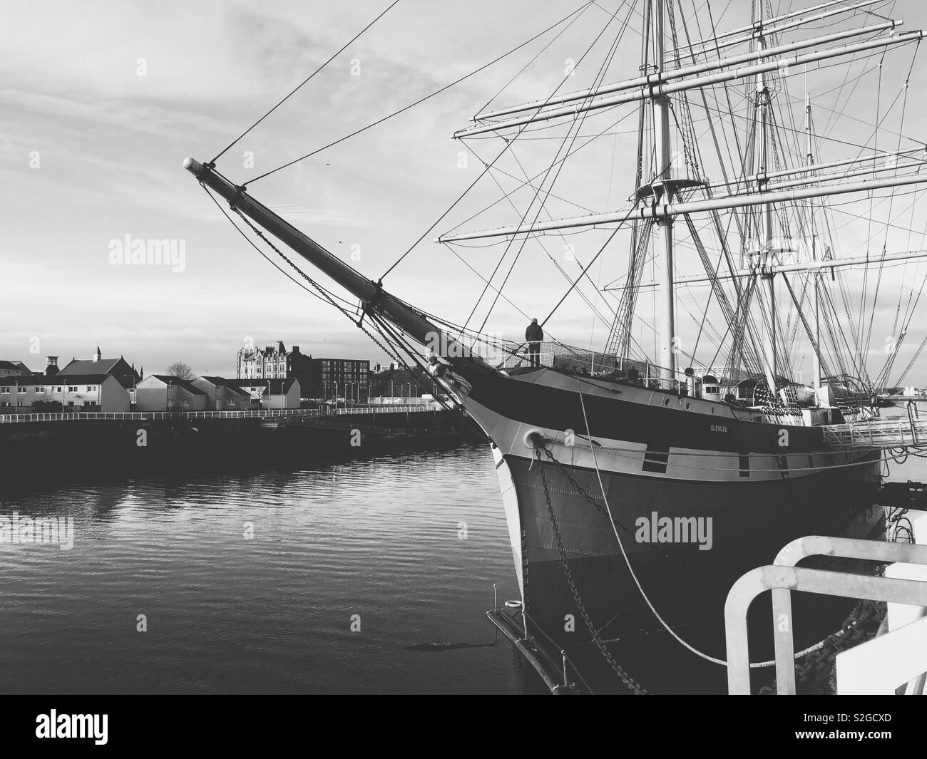 The Glenlee. Tall ship. Glasgow. Scotland. UK Stock Photo Alamy