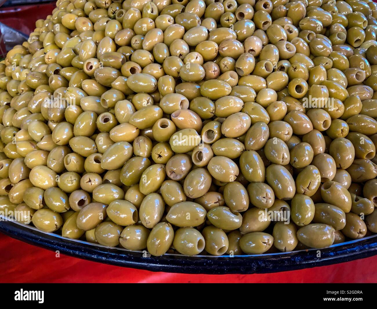 Green olives - Smartphone Captured Stock Image