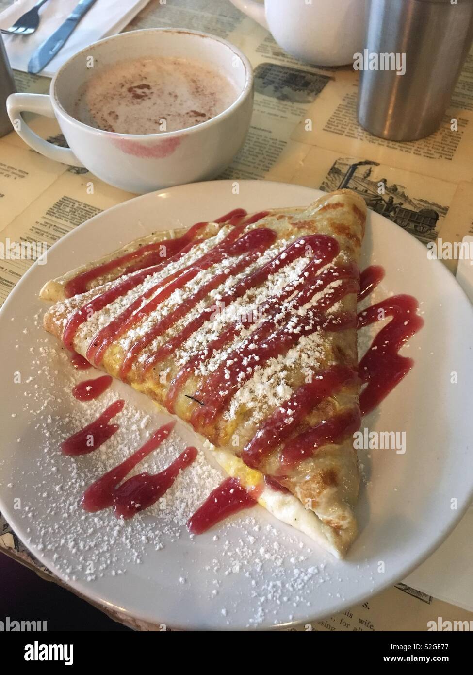 Monte Cristo Crepe Stock Photo Alamy
