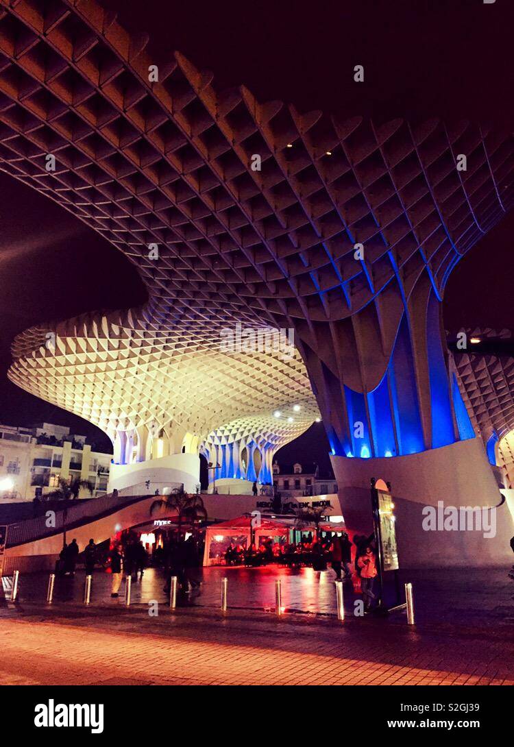 Metropol Parasol, Las Setas Seville - Smartphone Captured Stock Image