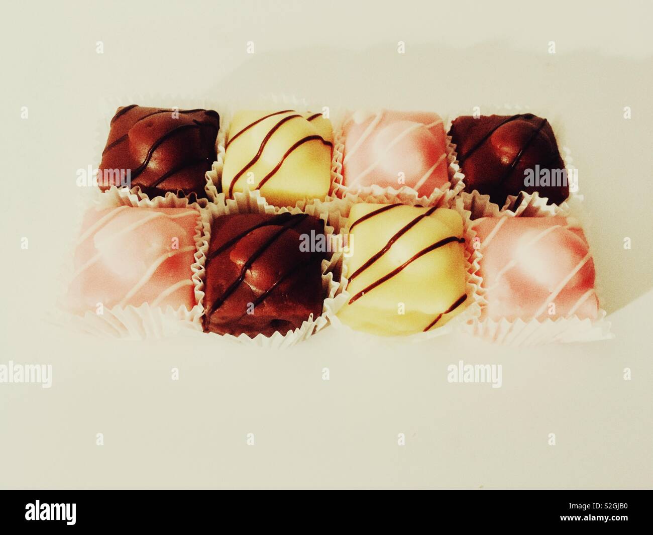 Mr Kipling French Fancies - Smartphone Captured Stock Image