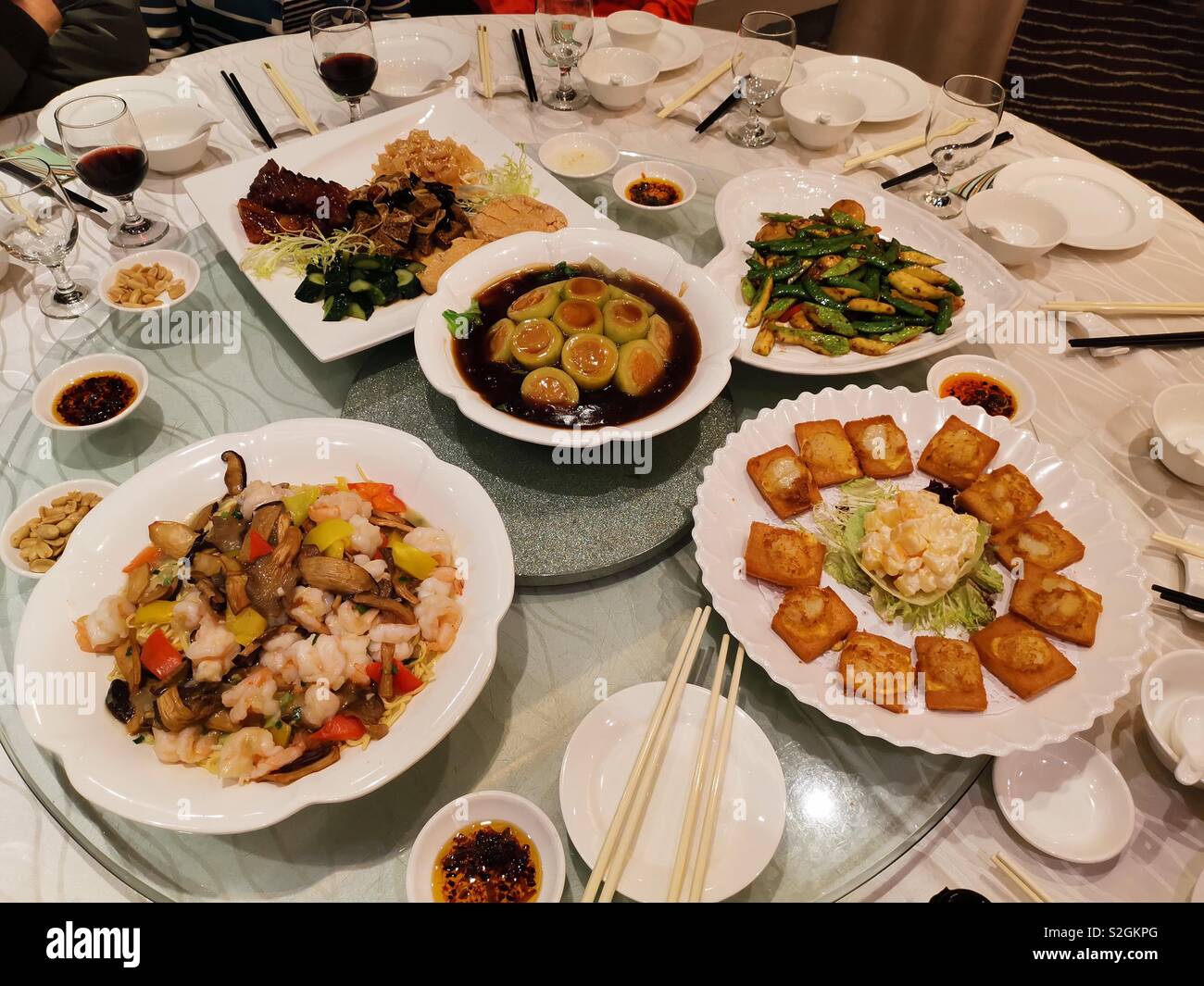 A Cantonese feast. - Smartphone Captured Stock Image