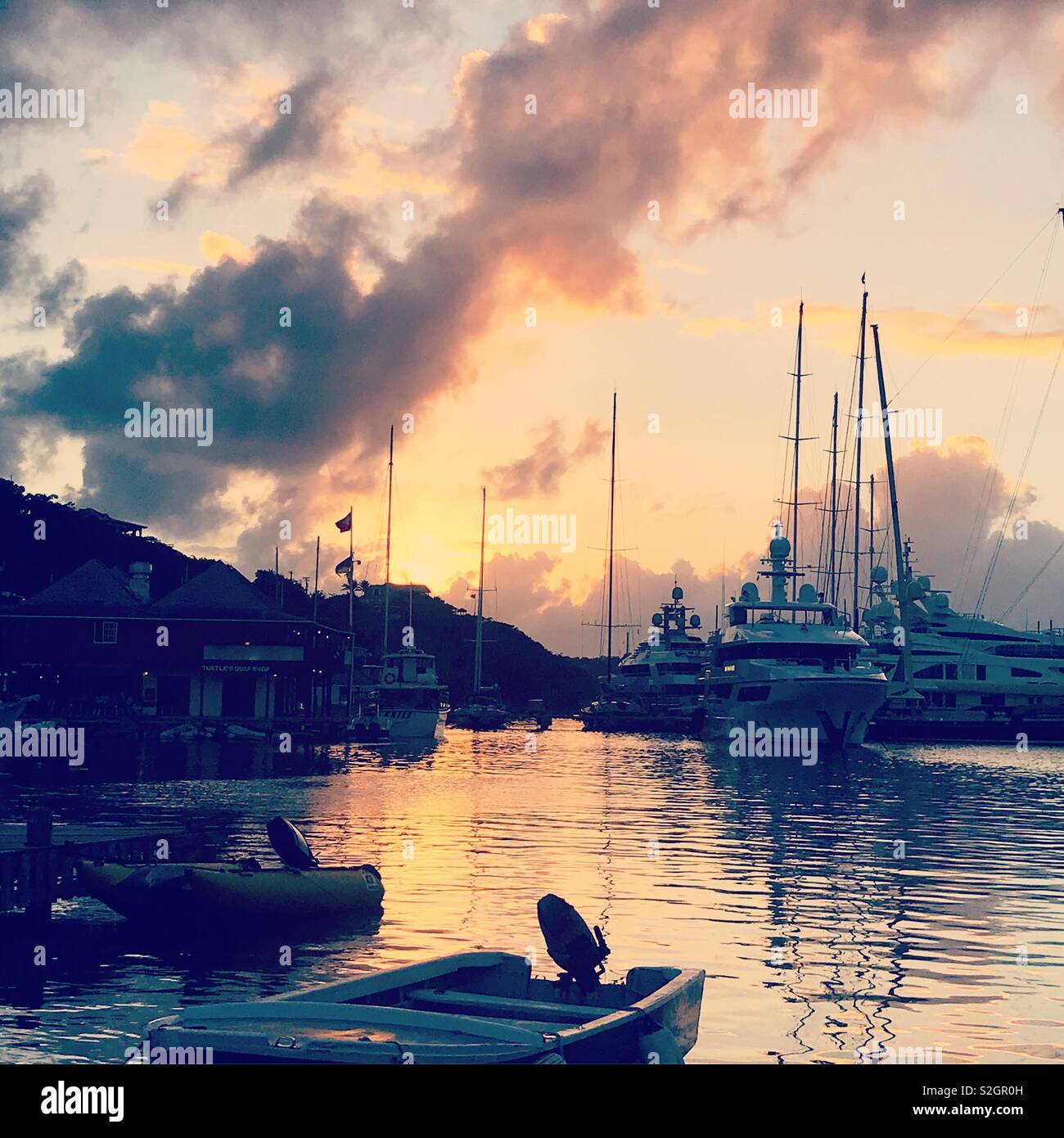 Falmouth Harbour, Antigua Stock Photo Alamy