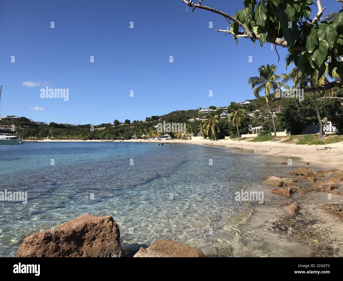 Galleon beach, English Harbour, Antigua Stock Photo Alamy