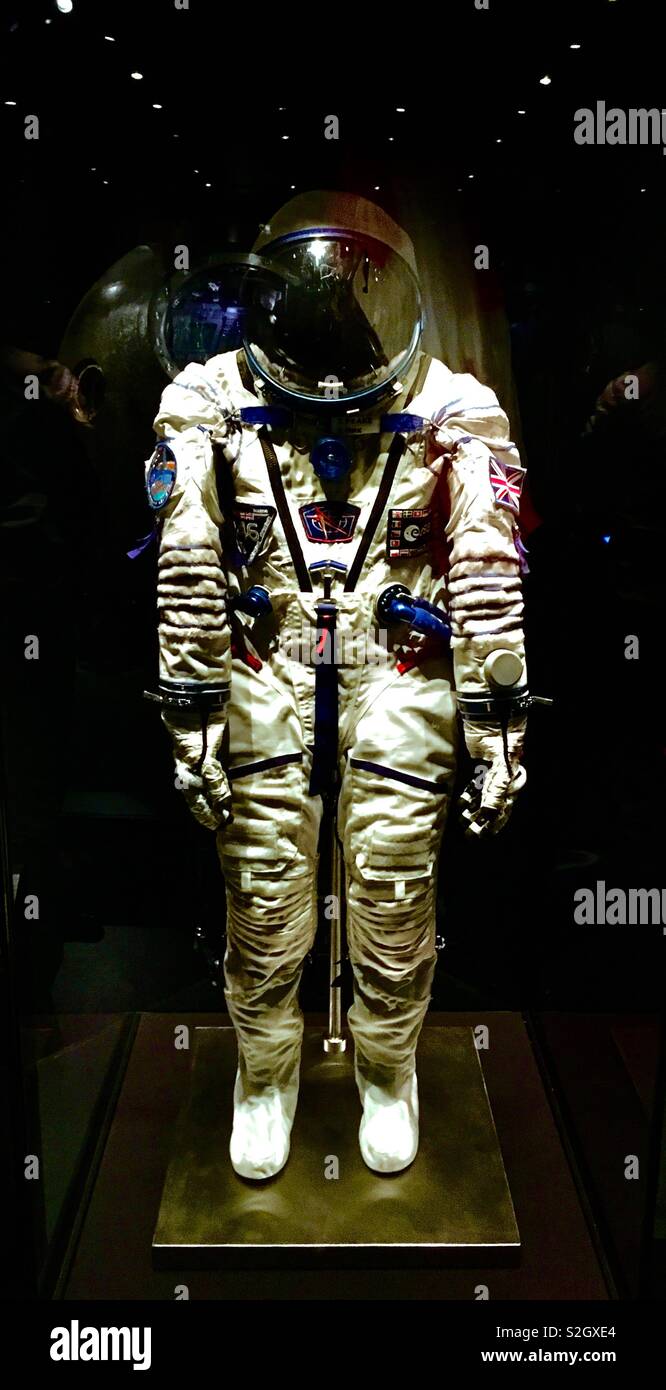 Tim peake’s space suit Stock Photo
