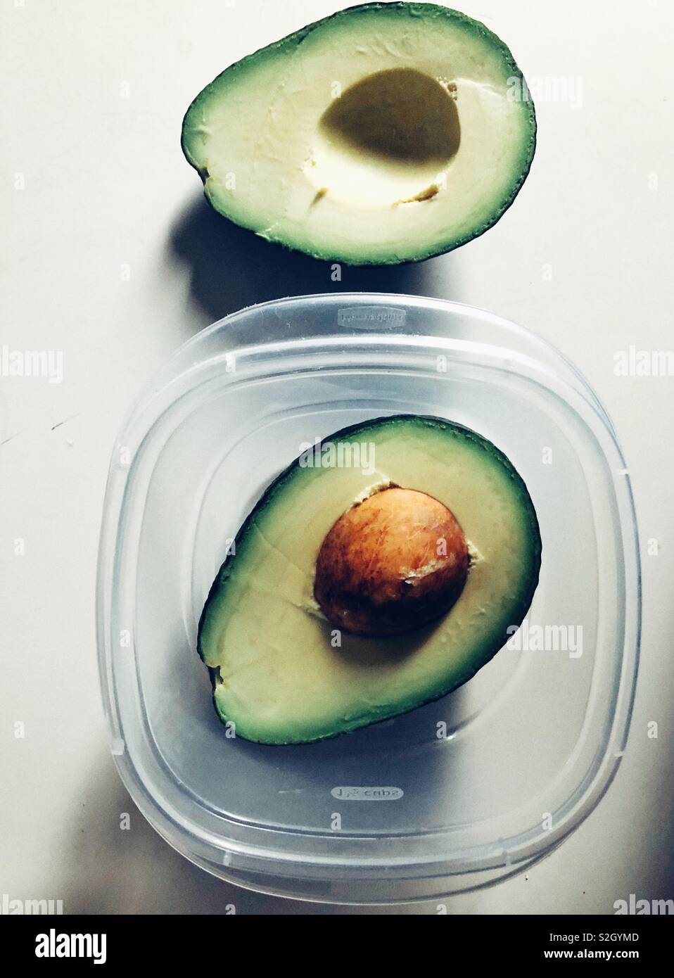 Simple life of avocado - Smartphone Captured Stock Image