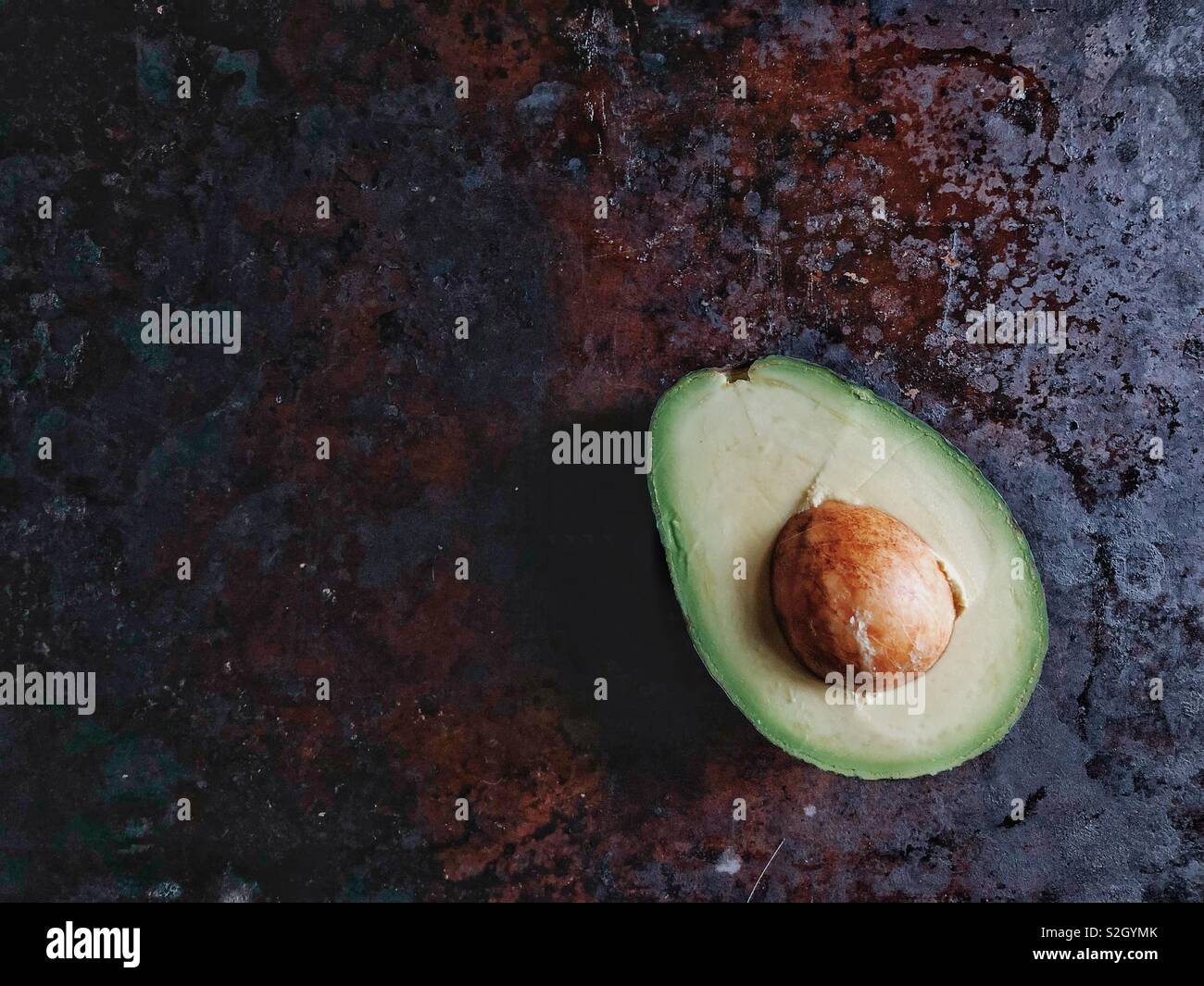 Simple life of avocado - Smartphone Captured Stock Image