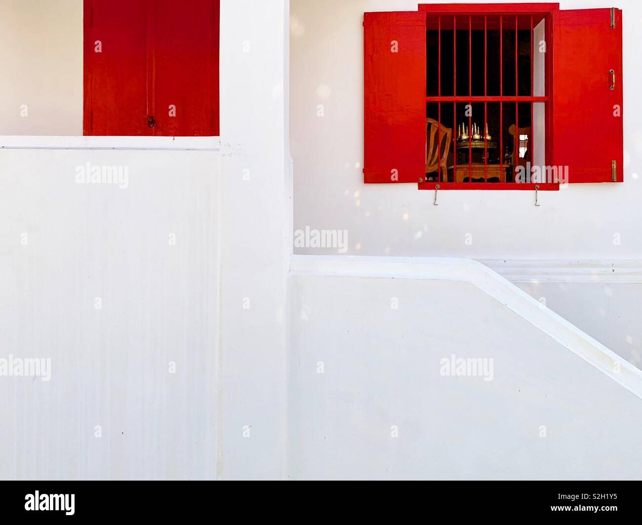 Red and white - Smartphone Captured Stock Image