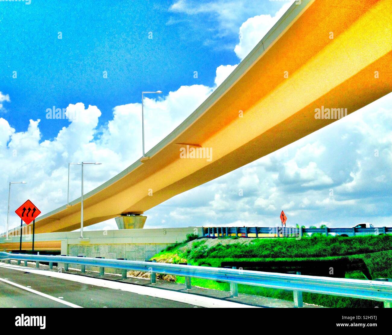 Highway overpass - Smartphone Captured Stock Image