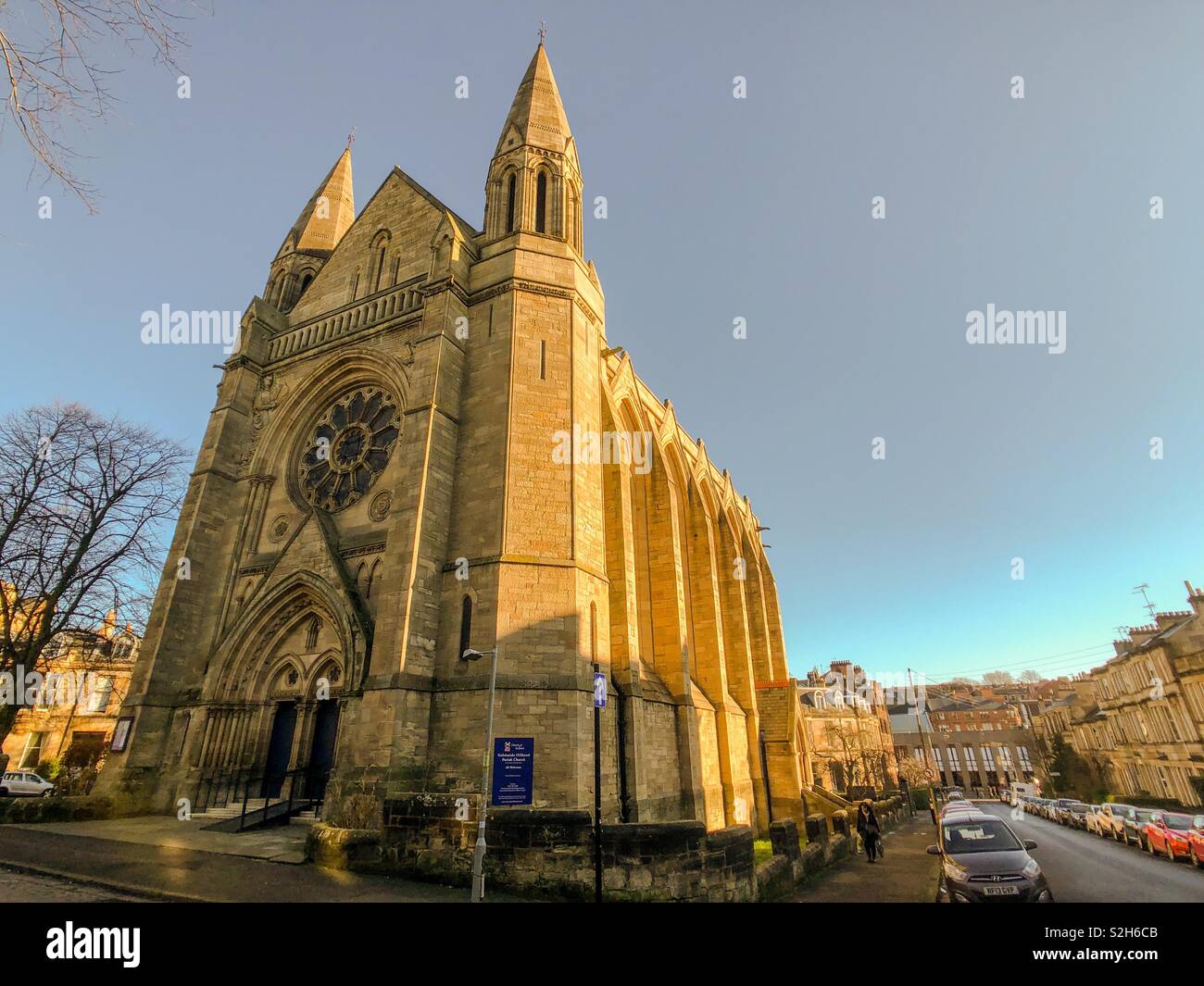 Kelvinside Hillhead Parish Church. Glasgow. Scotland. UK Stock Photo ...