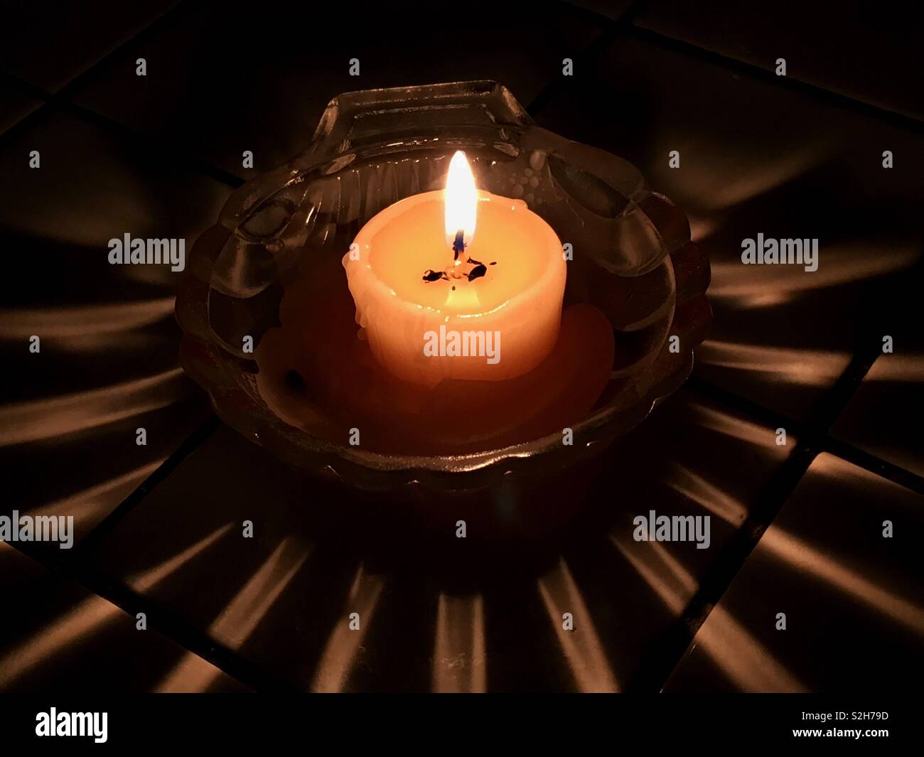 Candle - Smartphone Captured Stock Image