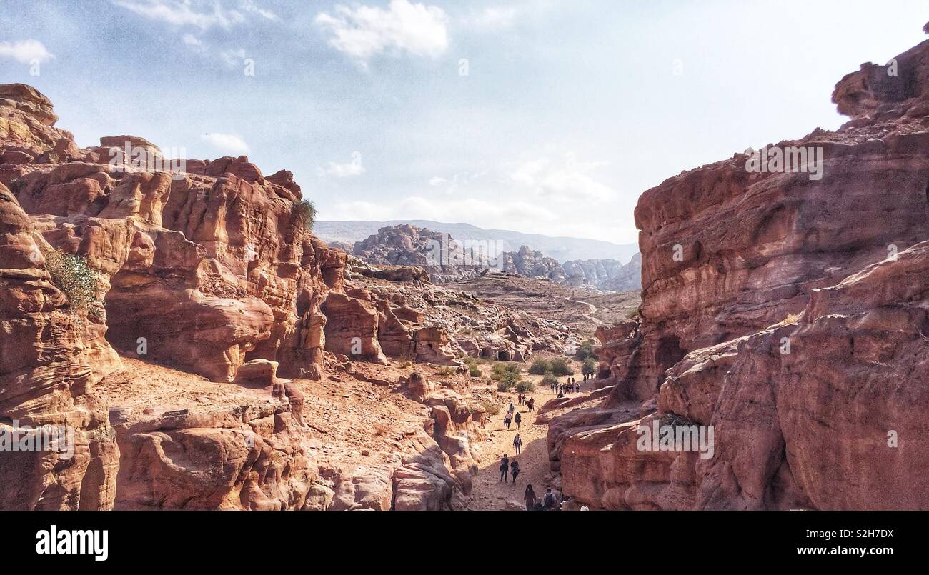 Rocks of petra jordan hi-res stock photography and images - Alamy