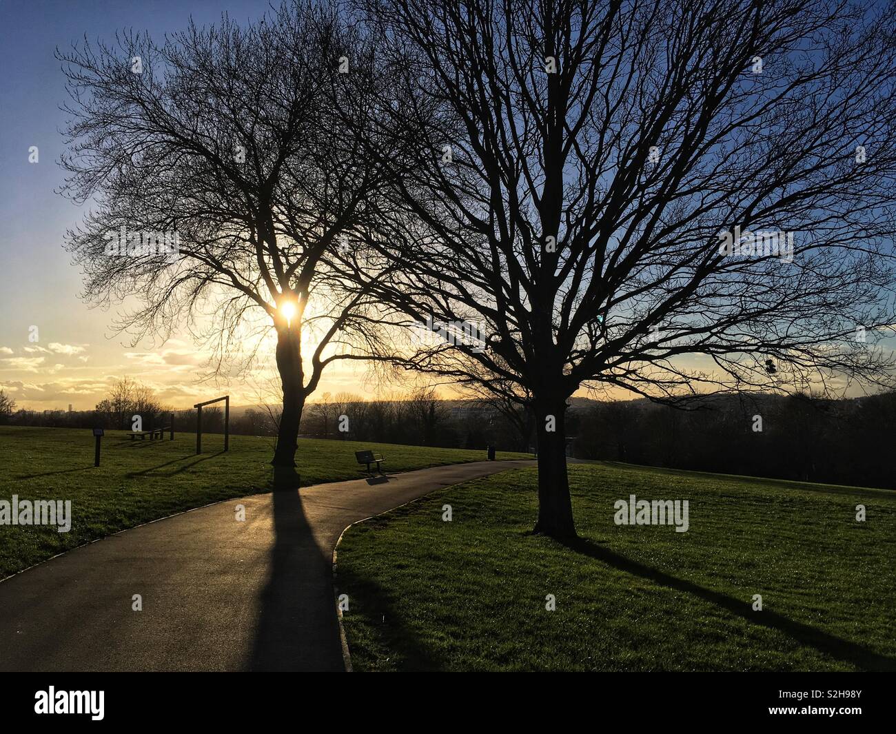 Mountsfield Park in Lewisham London, England Stock Photo