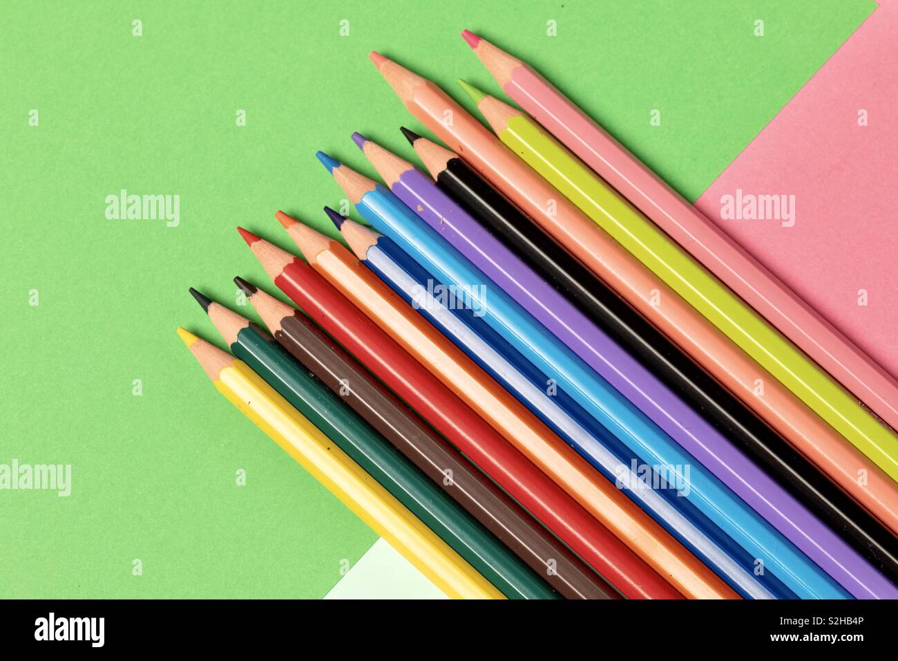 crayons Stock Photo