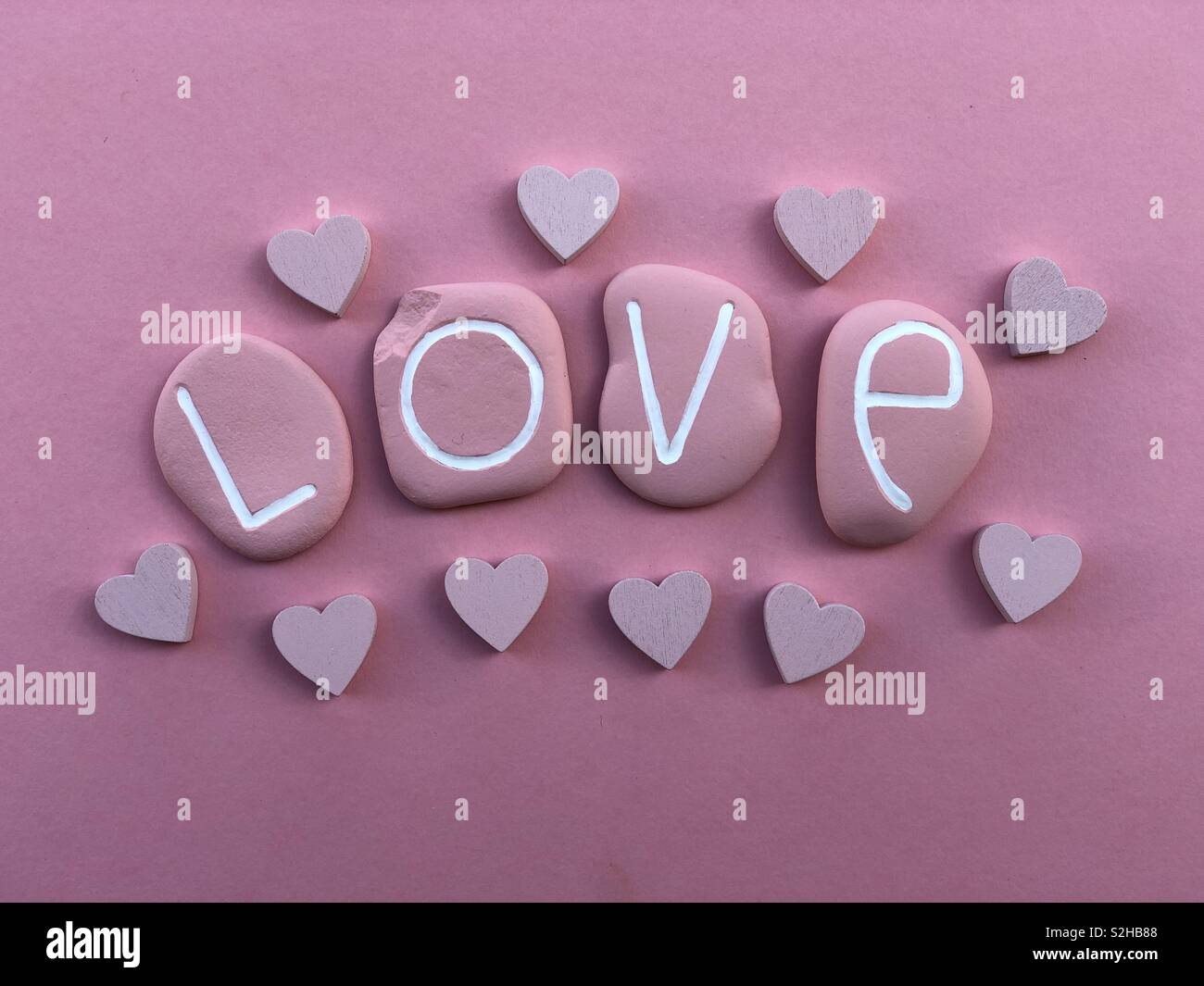 Love is pink Stock Photo