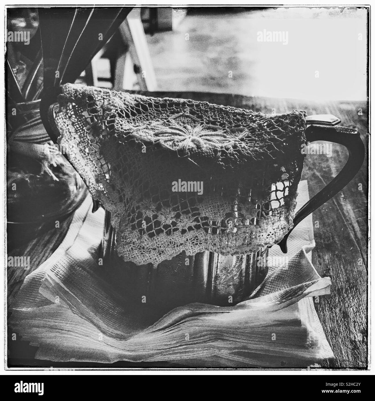 Vintage milk jug Stock Photo Alamy