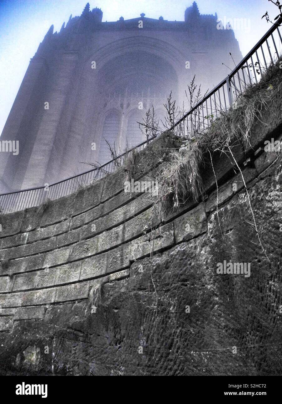 Anglican Cathedral, Liverpool - Smartphone Captured Stock Image