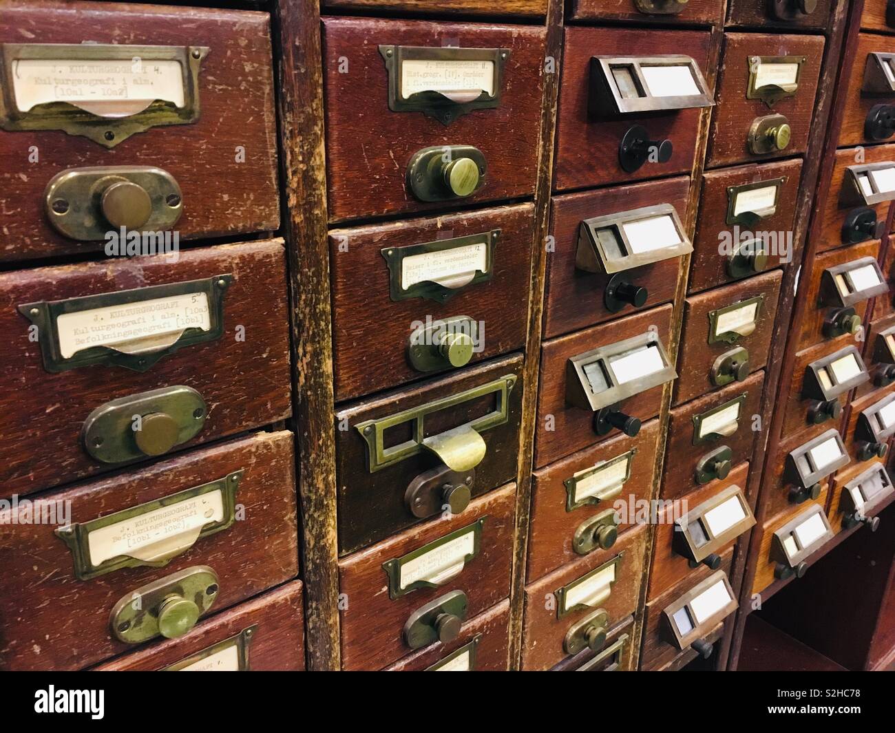 Norwegian National Library In Oslo Library Catalogue Filing