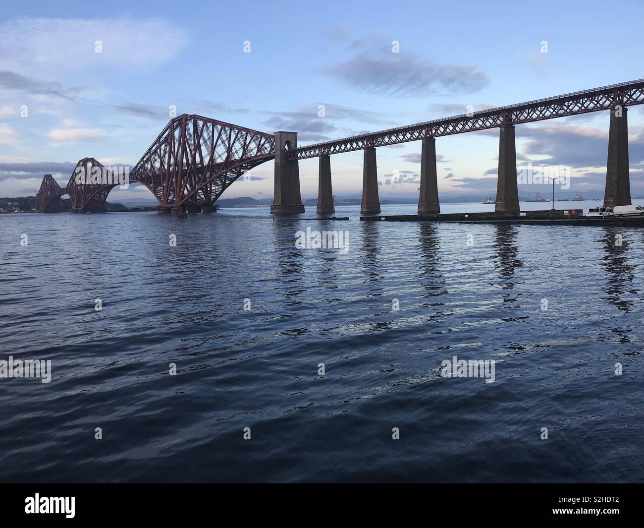 Forth Rail Bridge, South Queensferry, Scotland Stock Photo