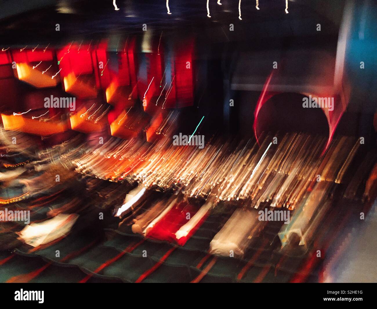 Magic of the theater - Smartphone Captured Stock Image