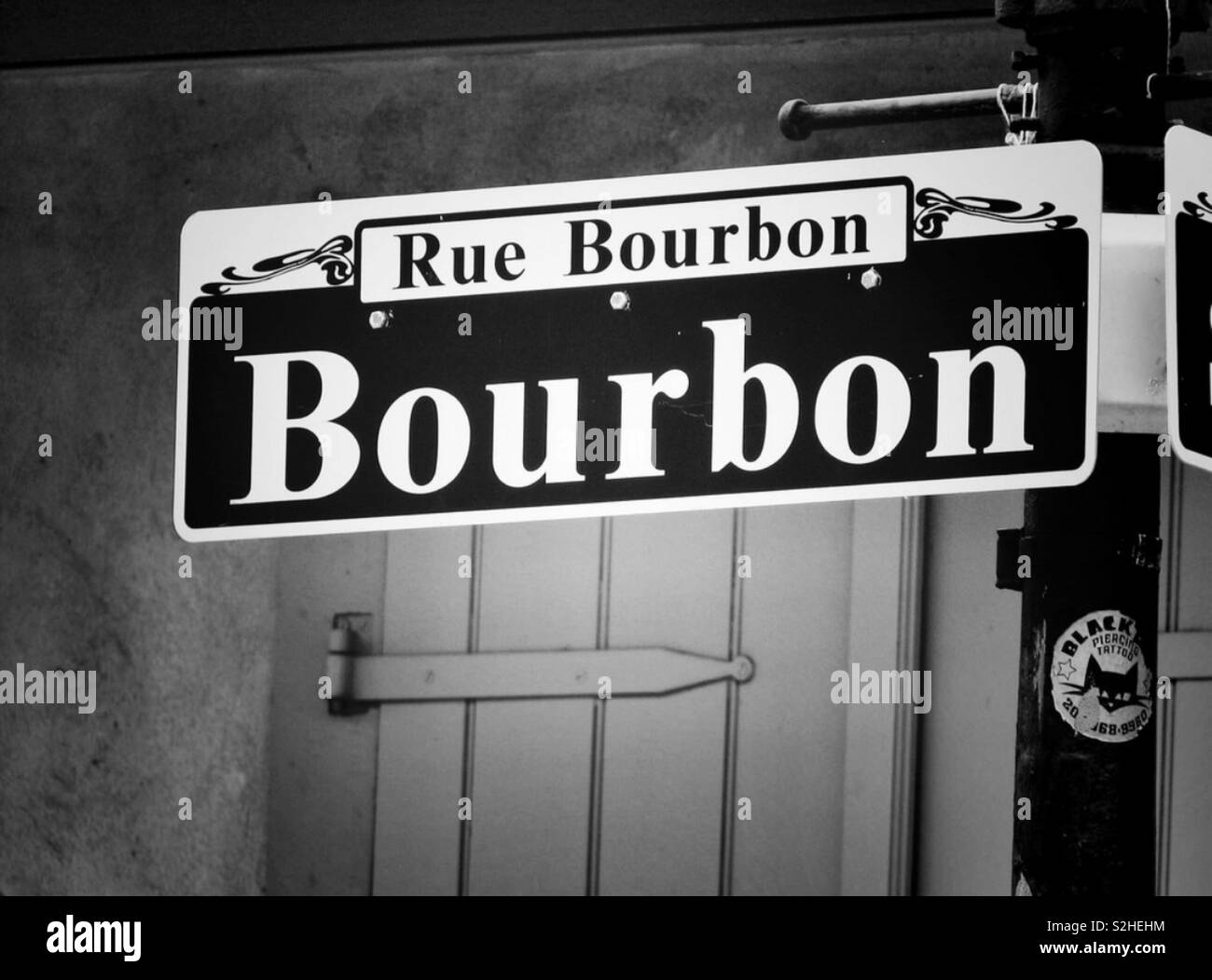 Rue Bourbon...Bourbon Street...NOLA Stock Photo Alamy