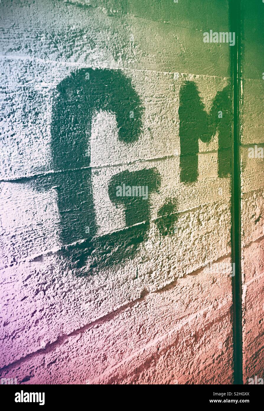 G M - Smartphone Captured Stock Image