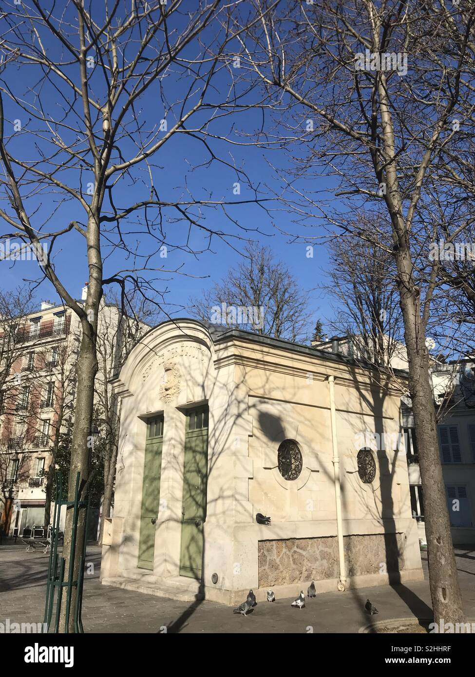 C’était le premier soleil d’hiver à Paris ! | It sas the first winter’s sun in Paris! Stock Photo