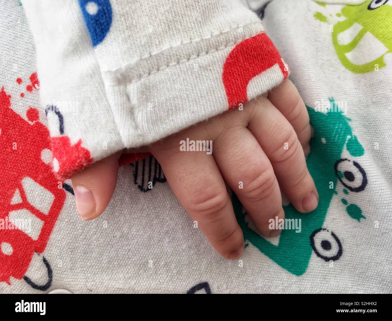 A babies hand - Smartphone Captured Stock Image