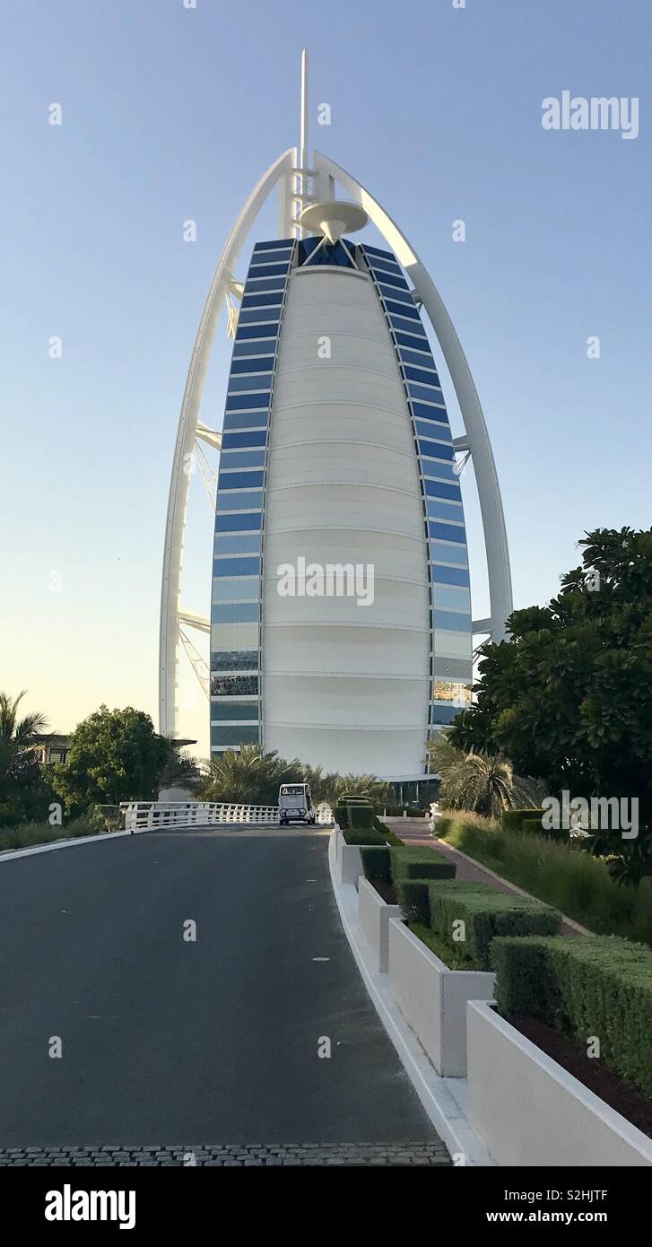 Burj al Arab Dubai - Smartphone Captured Stock Image