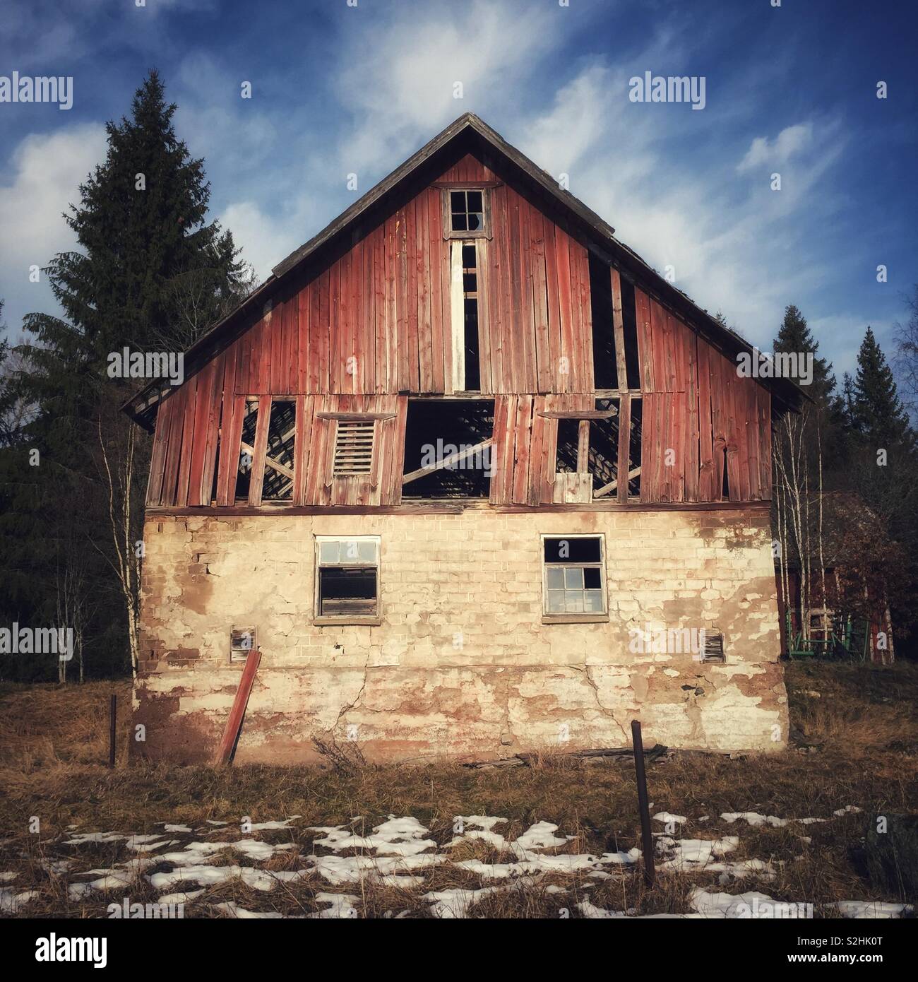 Old barn - Smartphone Captured Stock Image