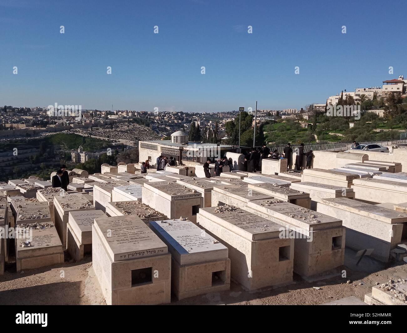 The Jewish cemetery on the Mount of Olives in Jerusalem Stock Photo - Alamy