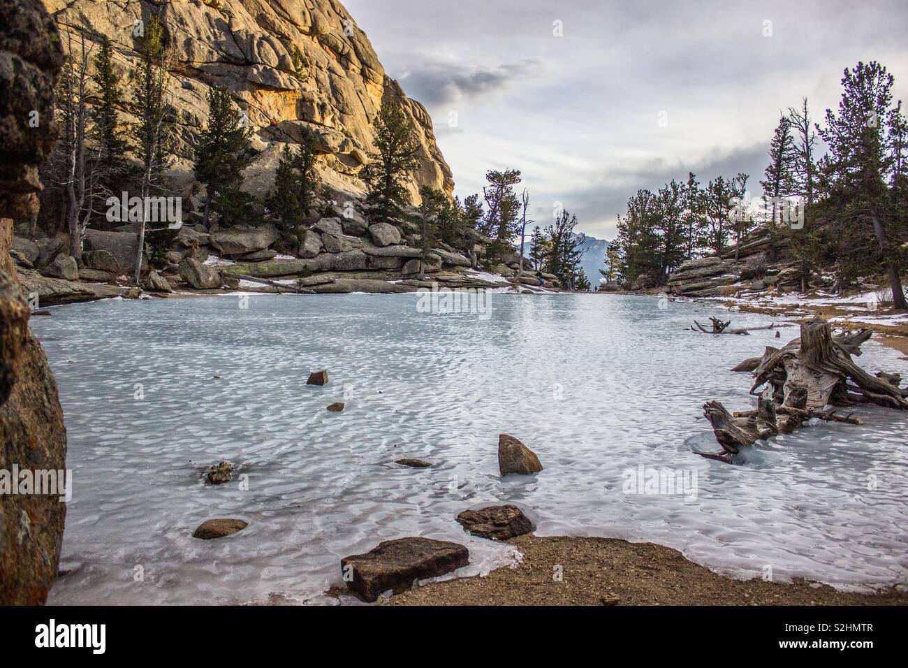 This is beautiful Gem Lake in Rocky Mountain National Park Stock Photo Alamy