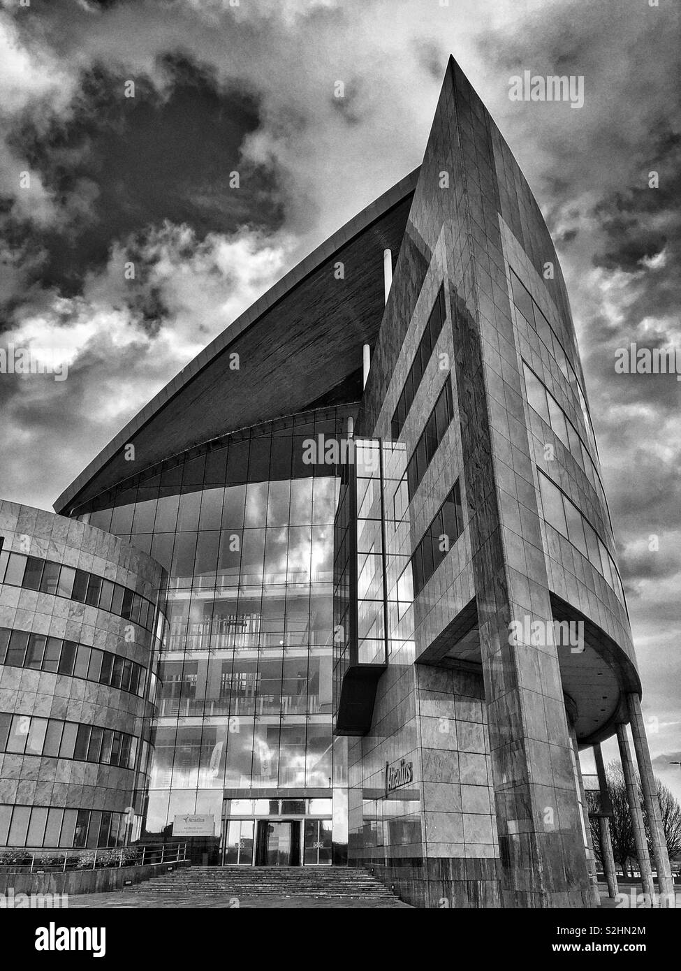 Atradius building, Cardiff Bay. - Smartphone Captured Stock Image