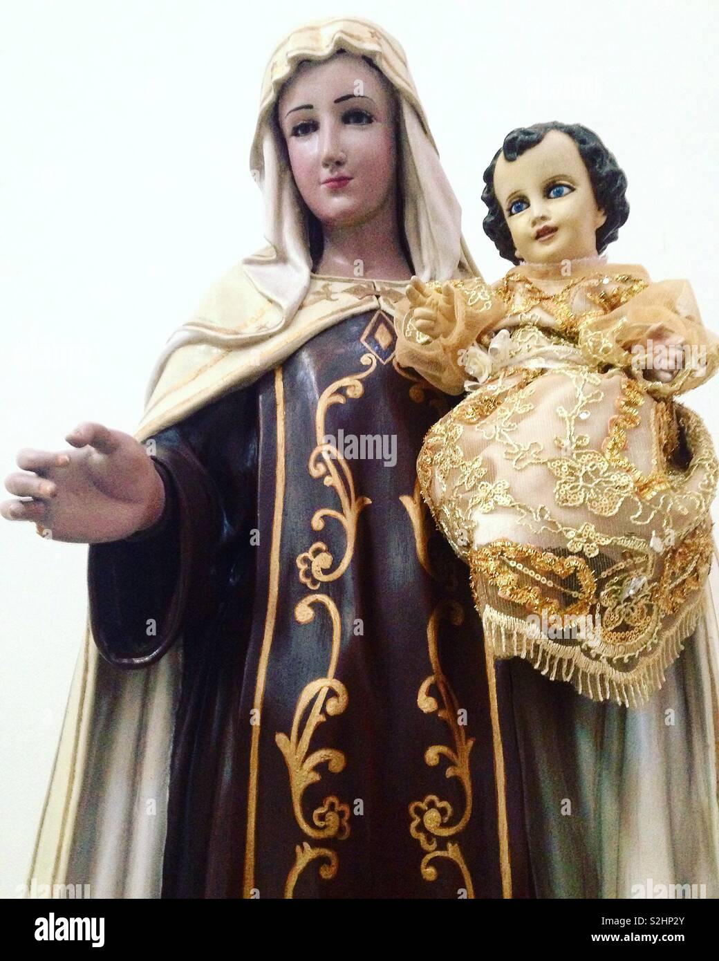 Holy Mary & Holy Child Jesus Stock Photo