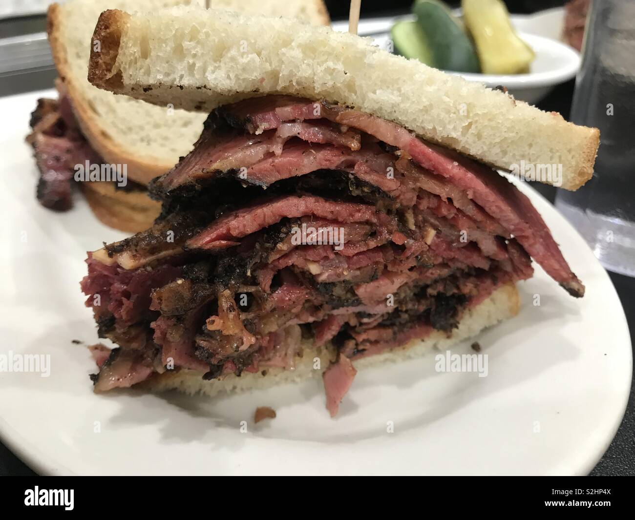 Pastrami sandwich hires stock photography and images Alamy