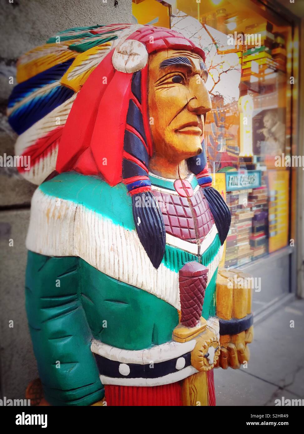 Indian Smoke Shop >> A Wooden Cigar Store Indian Outside A Retail Smoke Shop In Indian Smoke Shop >> A Wooden Cigar Store Indian Outside A Retail Smoke Shop In