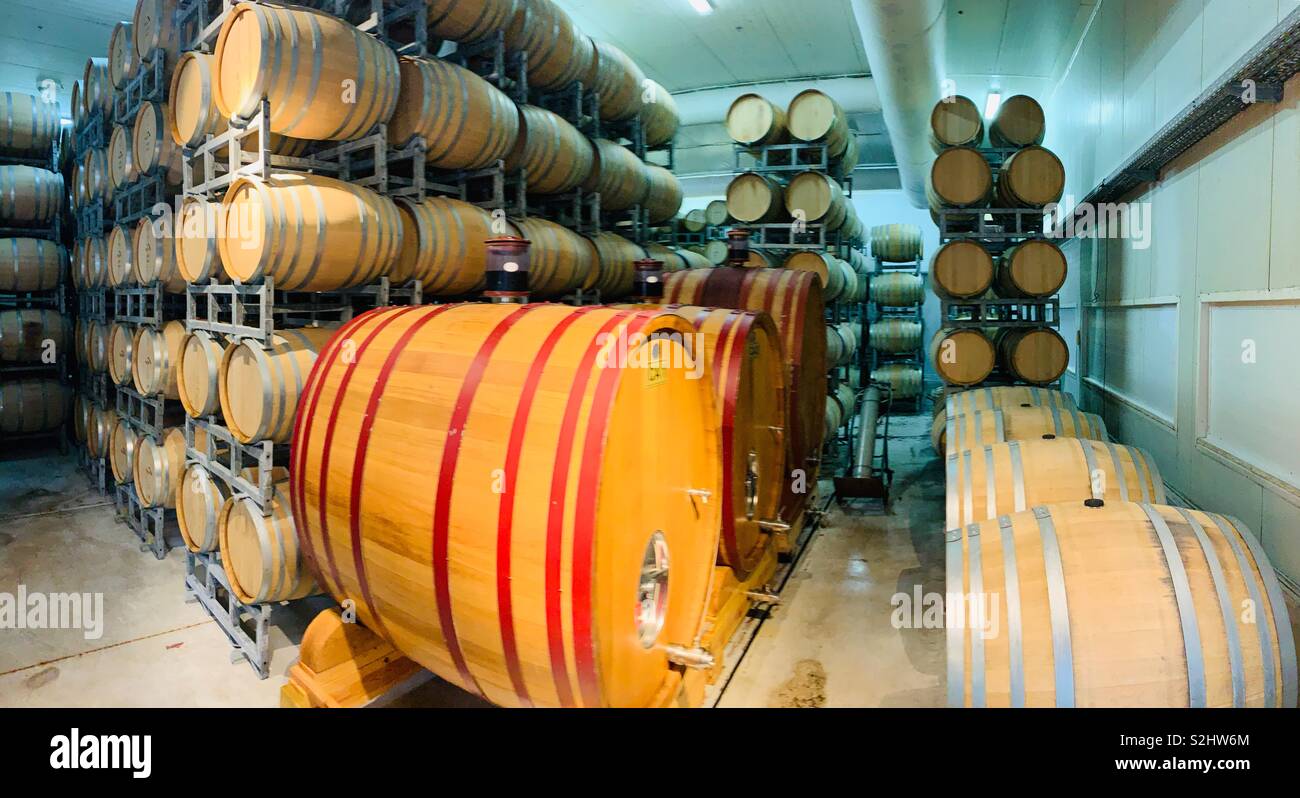 Tabor winery in Kfar Tavor in northern Israel. - Smartphone Captured Stock Image