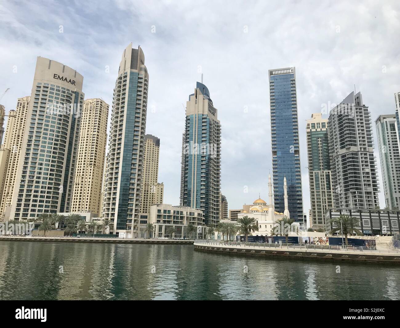 Dubai Marina - Smartphone Captured Stock Image