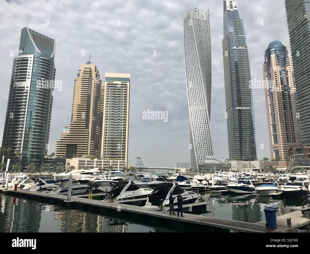 Dubai Marina - Smartphone Captured Stock Image