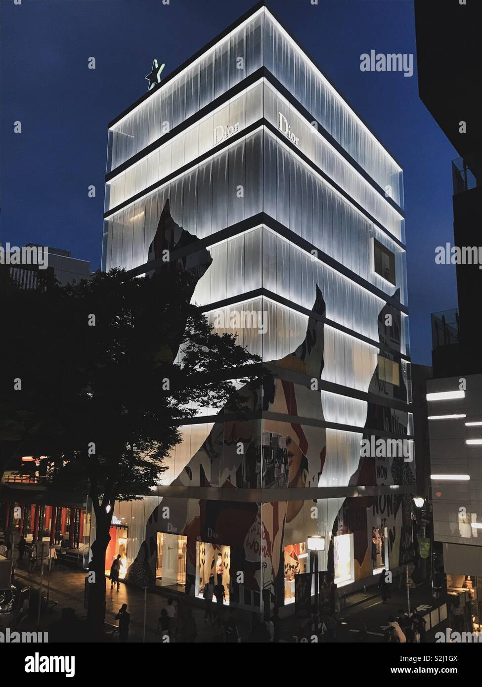 Dior building tokyo hi-res stock photography and images - Alamy
