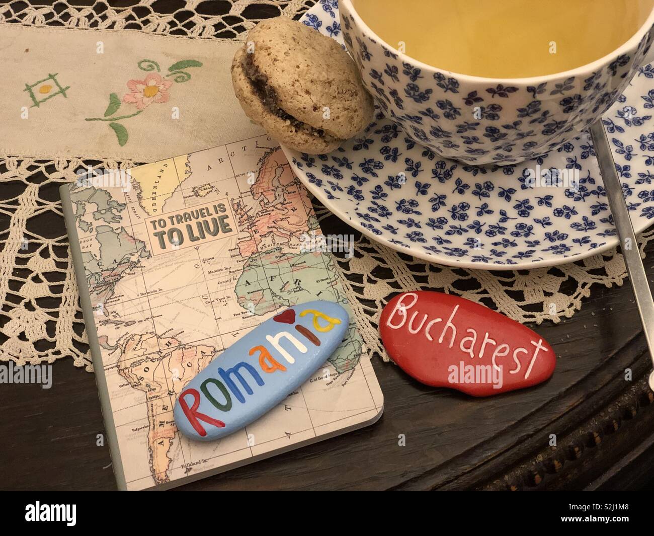 To travel is to live - Smartphone Captured Stock Image