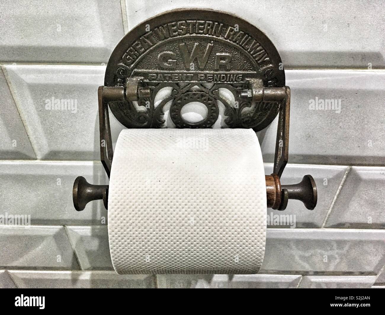 Great-Western Railway Fonte Porte Rouleau Papier Toilette Nouveauté