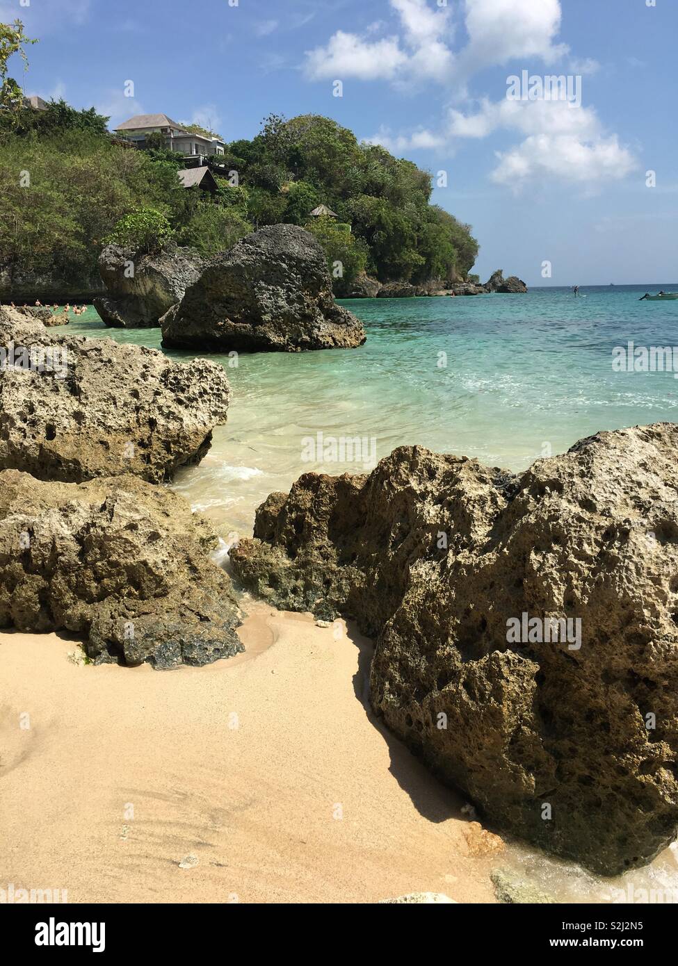 Tropical beach scene hi-res stock photography and images - Alamy
