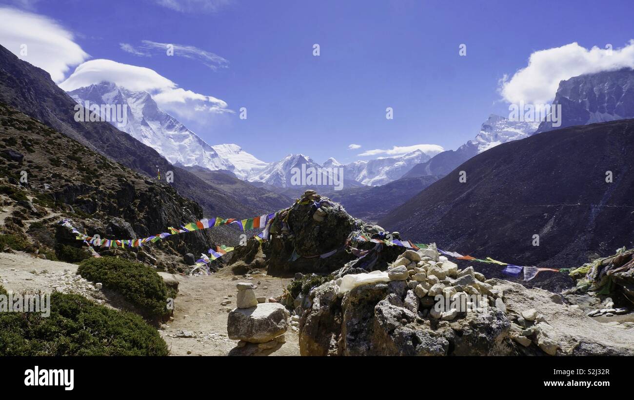 Himalayan mountain view - Smartphone Captured Stock Image
